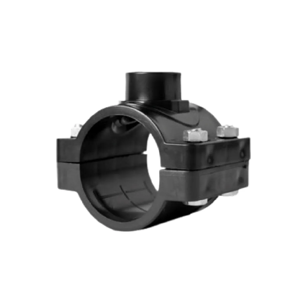 Polypropylene Clamp Saddle  One Hole